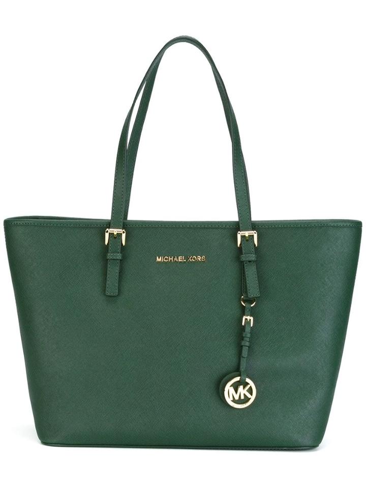 Michael Michael Kors 'jet Set Travel' Tote - Green