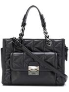 Karl Lagerfeld K/kuilted Mini Tote - Black