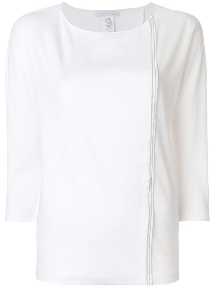 Fabiana Filippi Pleated Blouse - White