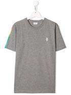 Marcelo Burlon County Of Milan Kids Rainbow Gradient T-shirt - Grey
