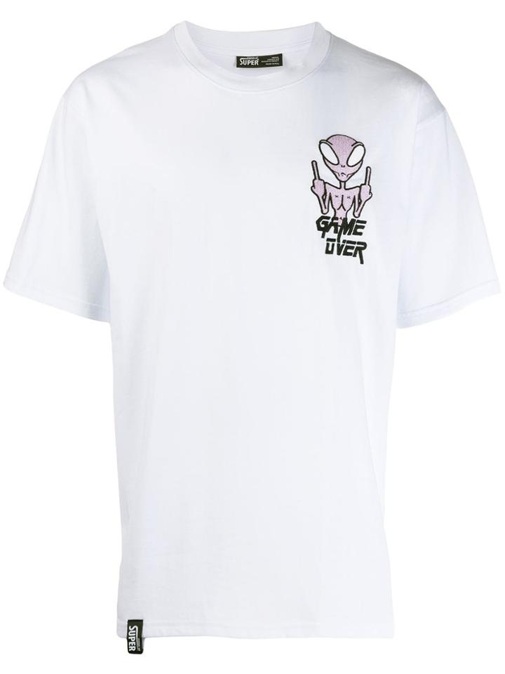 Vision Of Super Embroidered Alien T-shirt - White