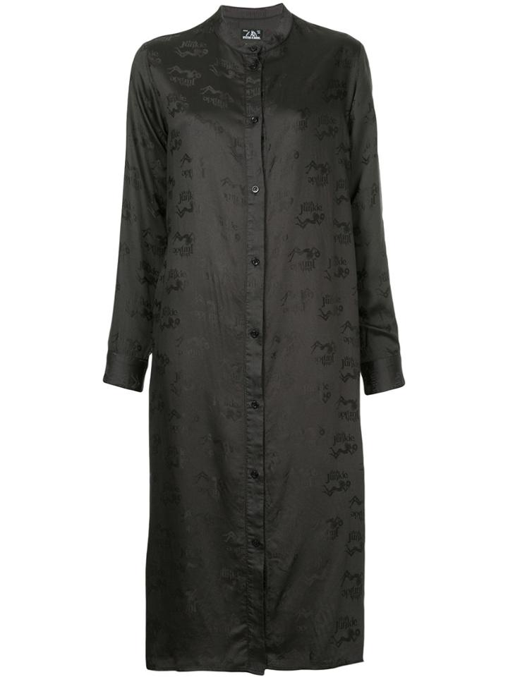 Hysteric Glamour Jacquard Shirt Dress - Black