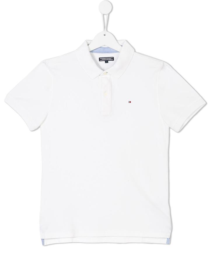 Tommy Hilfiger Junior Classic Polo Top - White
