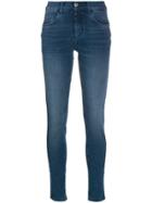 Liu Jo Mid-rise Faded Skinny Jeans - Blue