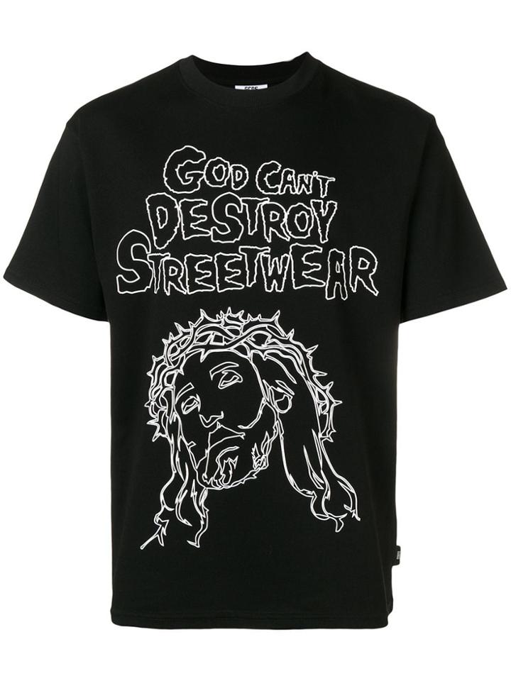 Gcds Jesus T-shirt - Black