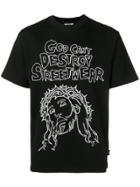 Gcds Jesus T-shirt - Black