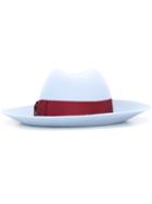 Borsalino Classic Panama Hat, Women's, Size: Small, Blue, Wool Felt