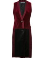 Rosetta Getty Velour Style Long Waistcoat
