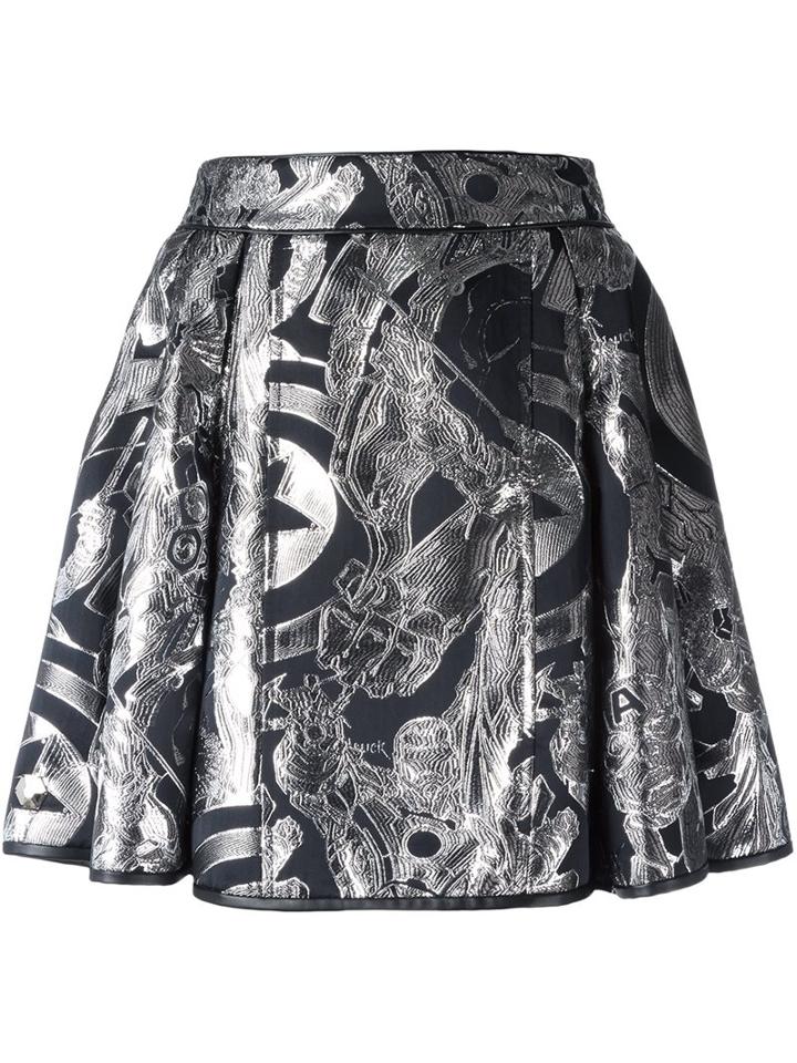 Philipp Plein 'the Avengers' Skater Skirt