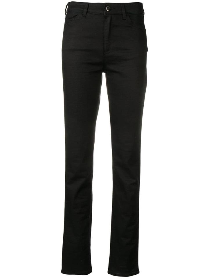 Emporio Armani Slim-fit Trousers - Black