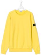 Stone Island Junior Plain Sweater - Yellow & Orange