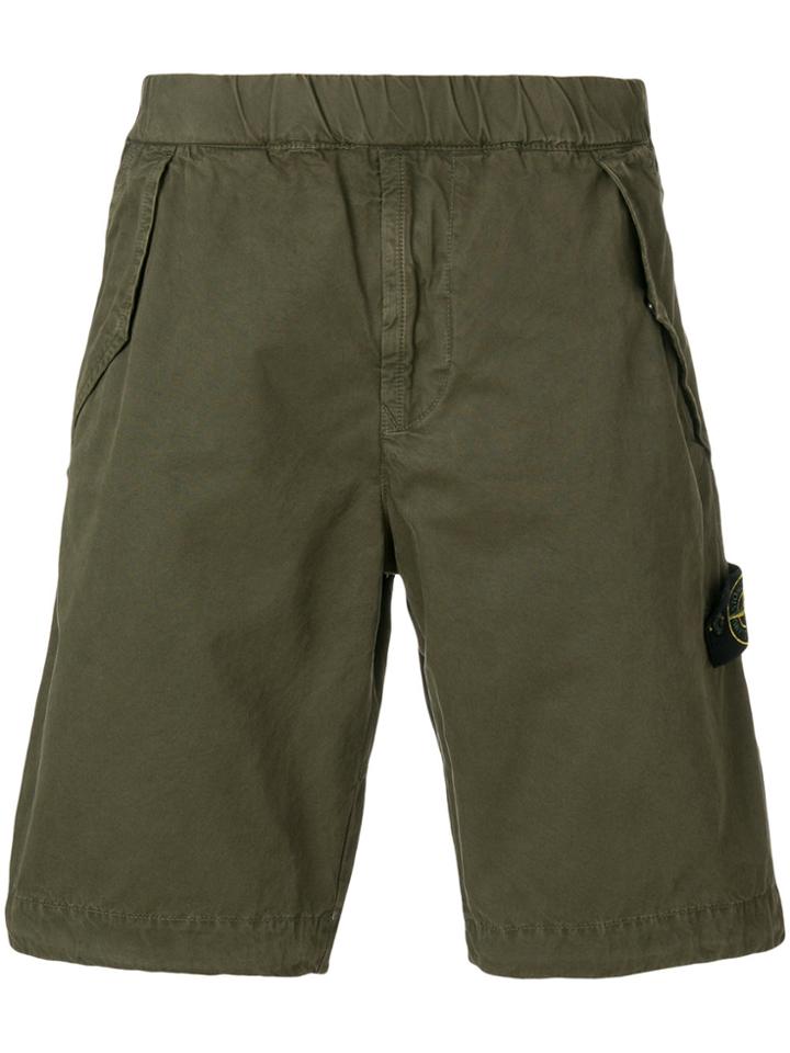 Stone Island Classic Fitted Shorts - Green