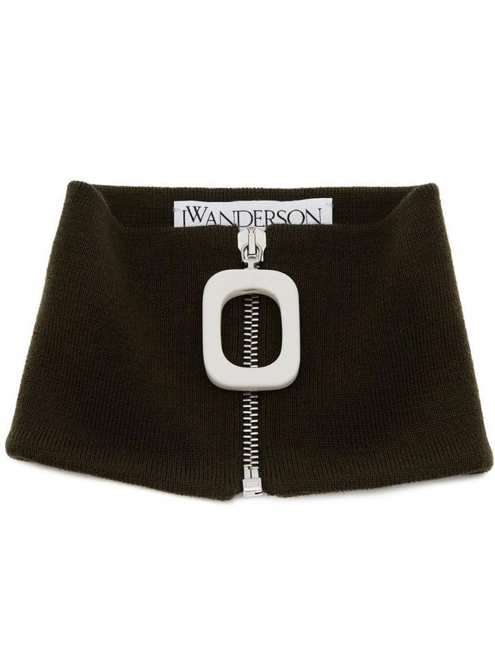 Jw Anderson Zip-front Neckband - Green