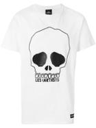 Les (art)ists Printed Skull T-shirt - White