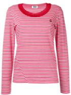 Sonia By Sonia Rykiel - Striped Sweatshirt - Women - Cotton - M, Red, Cotton