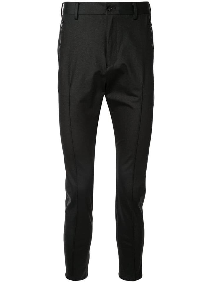 Loveless Slim-fit Trousers - Black