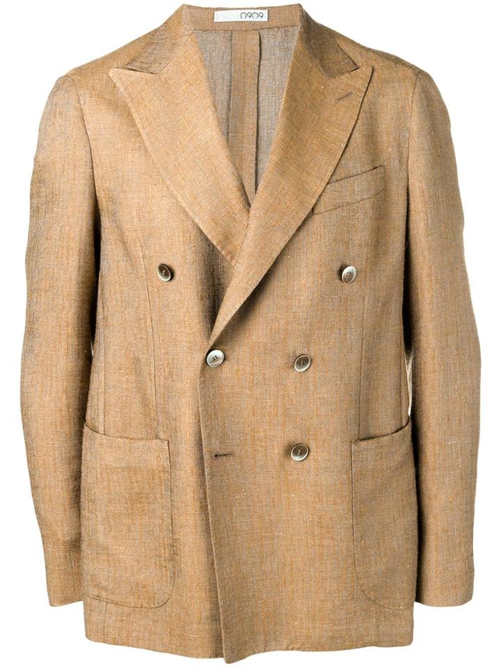 0909 Double-breasted Jacket - Gold