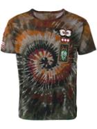 Valentino Tie-dye Swirl T-shirt, Men's, Size: Large, Green, Cotton/polyester