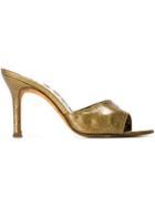 Dolce & Gabbana Vintage Kitten Heel Mules - Brown