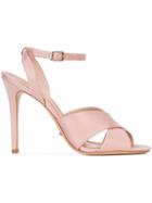 Schutz Ankle Length Sandals - Pink & Purple