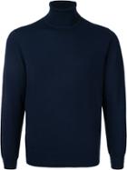 Gieves & Hawkes High Neck Sweatshirt - Blue