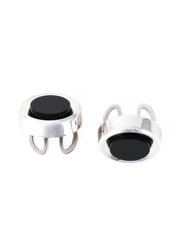 Lanvin Onyx Cufflinks - Metallic