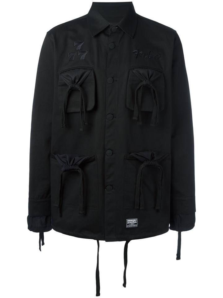 Ktz Embroidered Logo Jacket, Adult Unisex, Size: Medium, Black, Cotton
