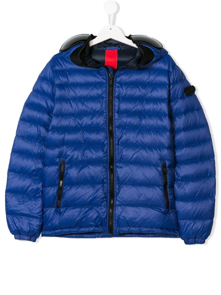 Ai Riders On The Storm Kids Teen Structured Hood Jacket - Blue