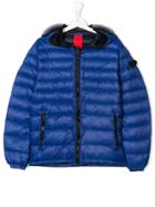 Ai Riders On The Storm Kids Teen Structured Hood Jacket - Blue