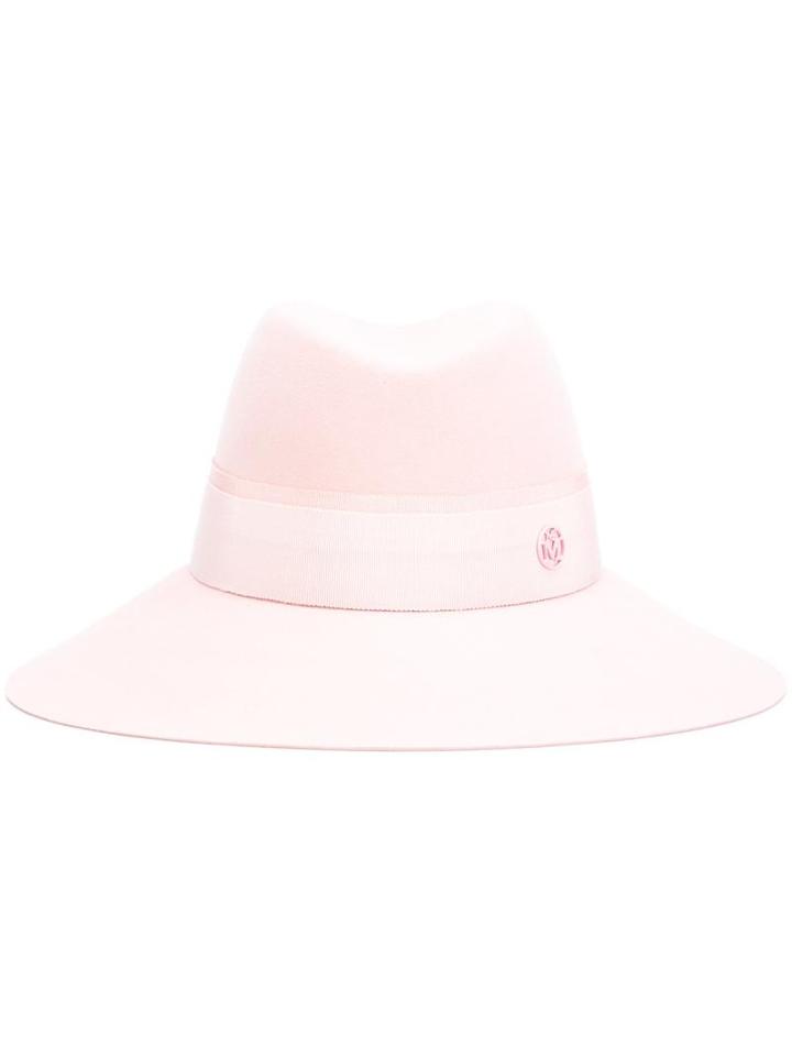 Maison Michel 'kate' Fedora Hat, Women's, Size: Medium, Pink/purple, Wool Felt