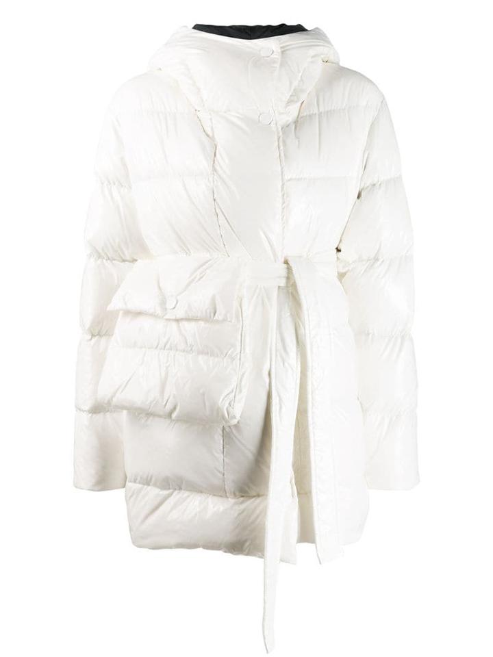 Bacon Hooded Padded Jacket - White