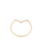 Natalie Marie 14kt Yellow Gold Diamond Point Ring