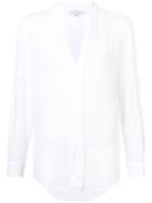 Equipment Long-sleeve Fitted Blouse - White