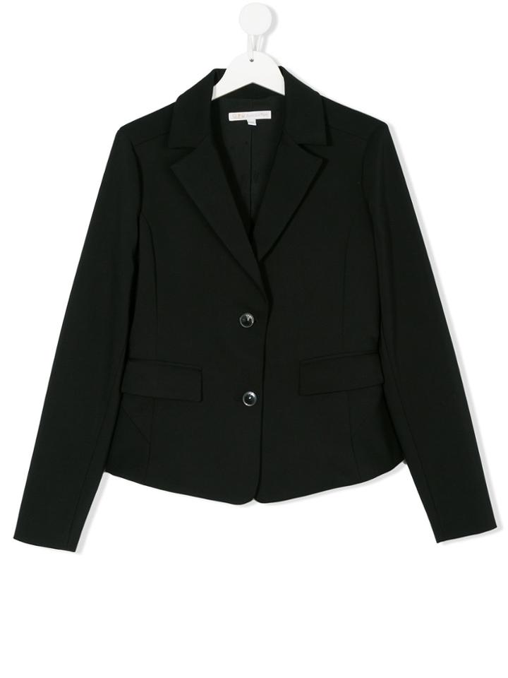 Patrizia Pepe Junior Teen Single-breasted Blazer - Black