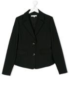 Patrizia Pepe Junior Teen Single-breasted Blazer - Black