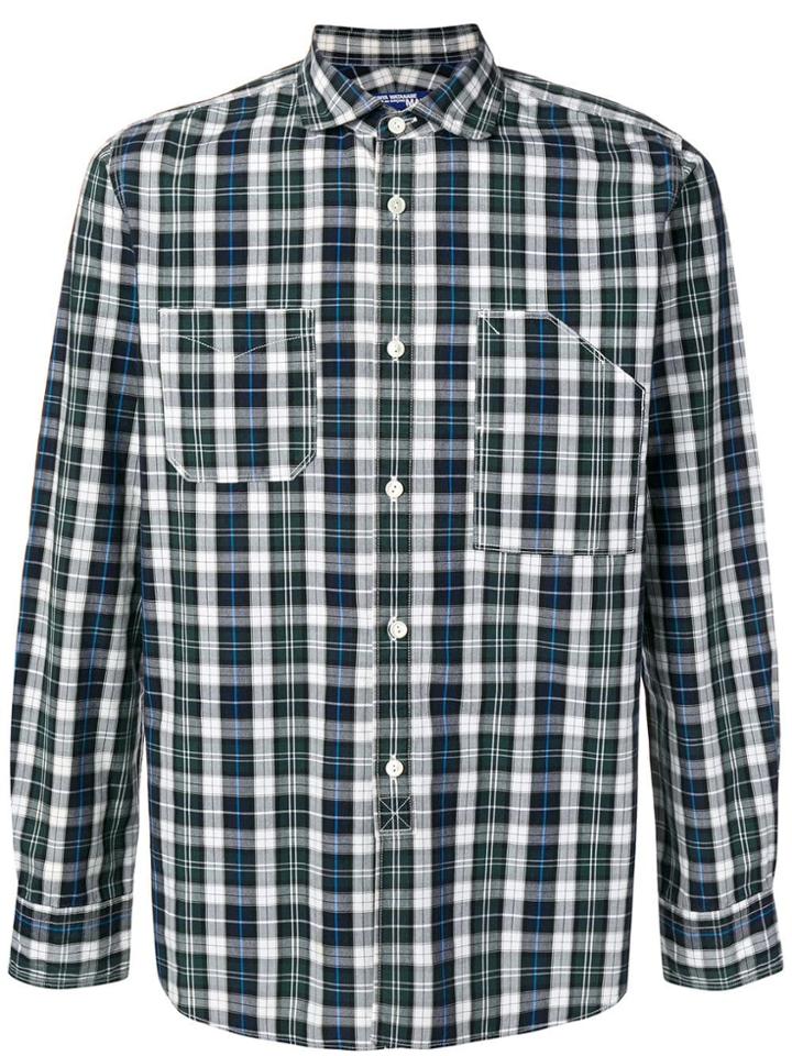 Junya Watanabe Comme Des Garçons Vintage Tartan Plaid Shirt - Blue