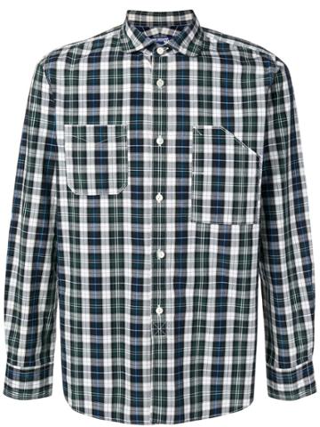 Junya Watanabe Comme Des Garçons Vintage Tartan Plaid Shirt - Blue