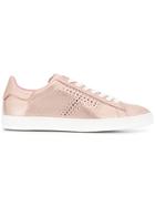 Tod's Textured Sneakers - Pink & Purple
