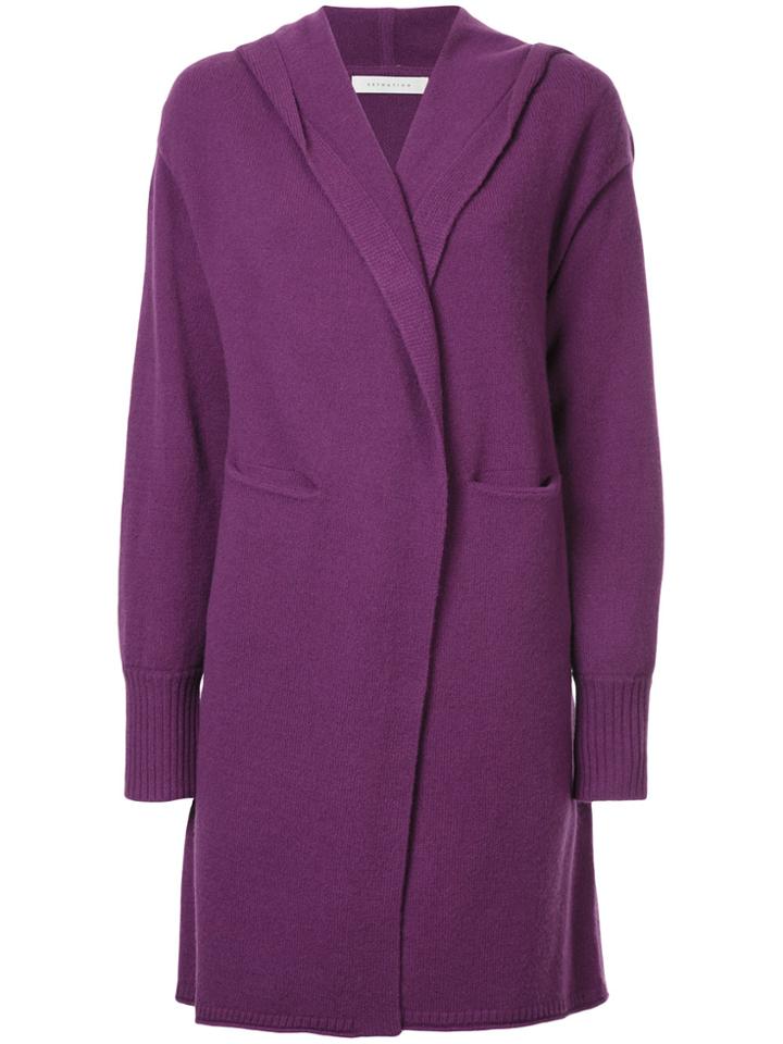 Estnation Open Cardi-coat - Pink & Purple