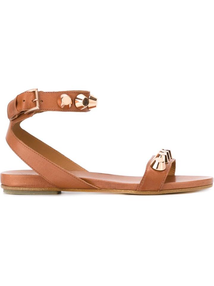 Vic Matie Studded Flat Sandals
