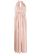Alberta Ferretti Sleeveless Maxi Dress - Pink