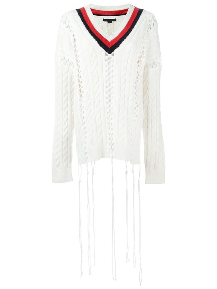 Alexander Wang Cable Knit Laced Jumper