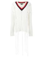 Alexander Wang Cable Knit Laced Jumper