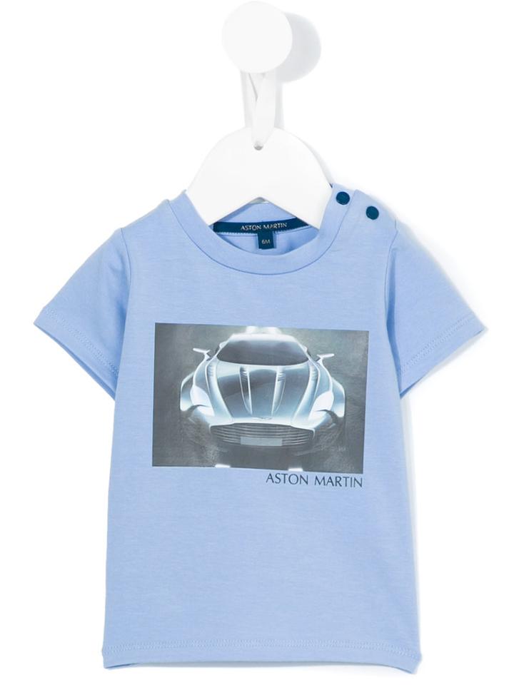 Aston Martin Kids - Car Print T-shirt - Kids - Cotton/spandex/elastane - 6 Mth, Infant Boy's, Blue