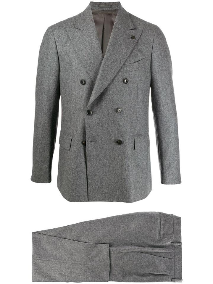 Gabriele Pasini Double-breasted Two-piece Suit - Grey