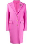 Ermanno Scervino Single Breasted Coat - Pink