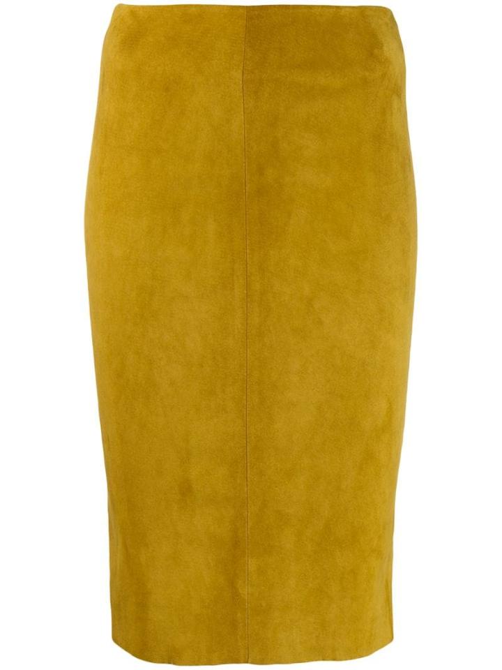 Drome High-rise Pencil Skirt - Green