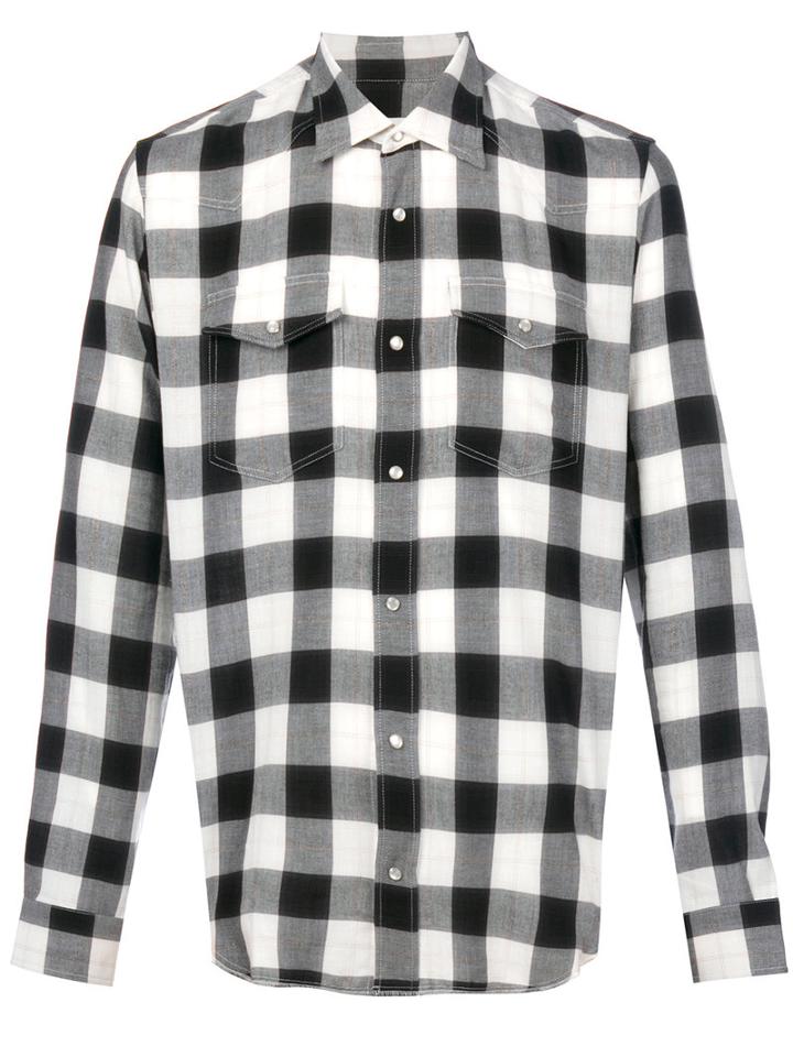 Maison Margiela - Classic Plaid Shirt - Men - Cotton/polyamide/polyester - 39, Black, Cotton/polyamide/polyester