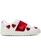 Valentino Garavani Heart Sneakers - White