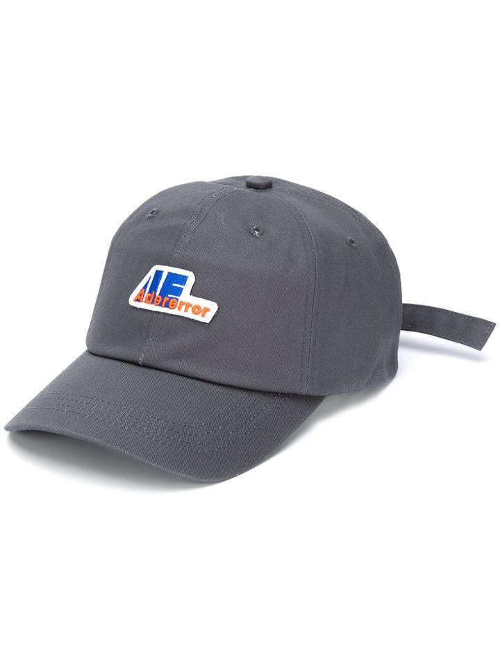 Ader Error Logo Print Cap - Grey